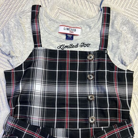 LIMITED TOO - Overall Dress with Separate Shirt - Picture 2 of 6